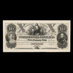 Canada, Commercial Bank of the Midland District, 10 dollars <br /> 1854