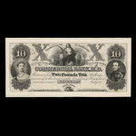 Canada, Commercial Bank of the Midland District, 10 dollars : 1854