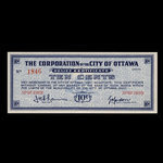 Canada, City of Ottawa, 10 cents <br /> 1939