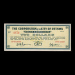 Canada, City of Ottawa, 2 dollars <br /> 1939
