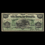 Canada, Bank of Ottawa (The), 10 dollars <br /> September 1, 1913
