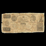 Canada, City of Toronto (Ontario), 1 dollar <br /> October 8, 1844