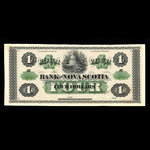 Canada, Bank of Nova Scotia, 4 dollars <br /> July 1, 1870
