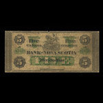 Canada, Bank of Nova Scotia, 5 dollars <br /> July 1, 1871