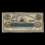 Canada, Commercial Bank of Newfoundland, 1 pound <br /> January 1, 1874