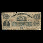 Canada, Union Bank of Newfoundland, 1 pound <br /> September 1, 1877