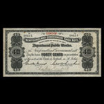 Canada, Newfoundland - Department of Public Works, 40 cents <br /> 1902