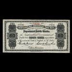 Canada, Newfoundland - Department of Public Works, 80 cents <br /> 1902