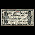 Canada, Newfoundland - Department of Public Works, 40 cents <br /> 1904