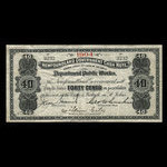 Canada, Newfoundland - Department of Public Works, 40 cents <br /> 1904