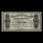 Canada, Newfoundland - Department of Public Works, 80 cents <br /> 1907