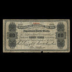 Canada, Newfoundland - Department of Public Works, 80 cents <br /> 1908