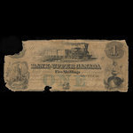 Canada, Bank of Upper Canada (York), 1 dollar <br /> January 2, 1851