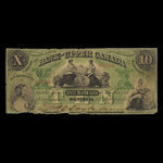 Canada, Bank of Upper Canada (York), 10 dollars <br /> July 6, 1859