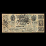 Canada, Bank of Ottawa, 5 dollars : 1838
