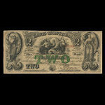 Canada, Bank of Montreal, 2 dollars <br /> January 1, 1849