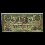 Canada, Bank of Montreal, 2 dollars <br /> January 3, 1859