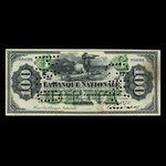 Canada, La Banque Nationale (National Bank), 100 dollars <br /> October 2, 1871