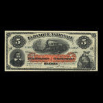 Canada, La Banque Nationale (National Bank), 5 dollars <br /> February 1, 1897