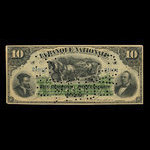 Canada, La Banque Nationale (National Bank), 10 dollars <br /> March 1, 1883