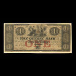Canada, Quebec Bank, 1 dollar <br /> November 1, 1859