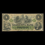 Canada, Stadacona Bank, 4 dollars <br /> April 2, 1874
