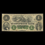 Canada, St. Stephen's Bank, 1 dollar <br /> March 1, 1880