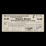 Canada, Cité de Chicoutimi, 1 dollar <br /> June 21, 1933