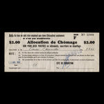 Canada, Cité de Chicoutimi, 2 dollars <br /> July 19, 1933
