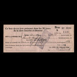 Canada, Cité de Chicoutimi, 1 dollar, 92 cents <br /> February 9, 1935