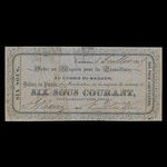 Canada, Naz. Tetu & Co., 6 sous <br /> July 8, 1859