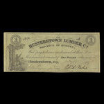 Canada, Hunterstown Lumber Co., 1 dollar <br /> July 18, 1873