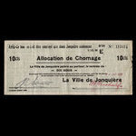 Canada, Ville de Jonquière, 10 cents <br /> December 1, 1936