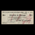 Canada, Ville de Jonquière, 50 cents <br /> April 28, 1936