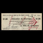 Canada, Ville de Jonquière, 1 dollar <br /> July 4, 1936