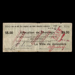 Canada, Ville de Jonquière, 5 dollars <br /> March 28, 1936