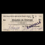 Canada, Ville de Kénogami, 5 cents <br /> January 23, 1936