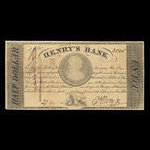 Canada, Henry's Bank, 1/2 dollar <br /> June 27, 1837
