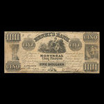 Canada, Henry's Bank, 5 dollars <br /> June 27, 1837