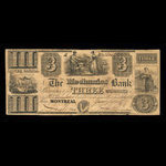 Canada, Mechanics Bank (The), 3 dollars : June 1, 1837