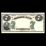 Canada, Molsons Bank, 7 dollars <br /> November 1, 1871