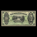 Canada, Molsons Bank, 10 dollars <br /> January 3, 1916