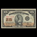 Canada, Dominion of Canada, 25 cents <br /> July 2, 1923