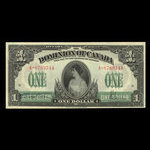 Canada, Dominion of Canada, 1 dollar <br /> March 17, 1917
