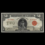 Canada, Dominion of Canada, 2 dollars <br /> June 23, 1923