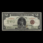 Canada, Dominion of Canada, 2 dollars <br /> June 23, 1923