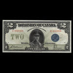 Canada, Dominion of Canada, 2 dollars <br /> June 23, 1923