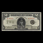 Canada, Dominion of Canada, 2 dollars <br /> June 23, 1923