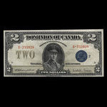 Canada, Dominion of Canada, 2 dollars <br /> June 23, 1923