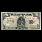 Canada, Dominion of Canada, 2 dollars <br /> June 23, 1923